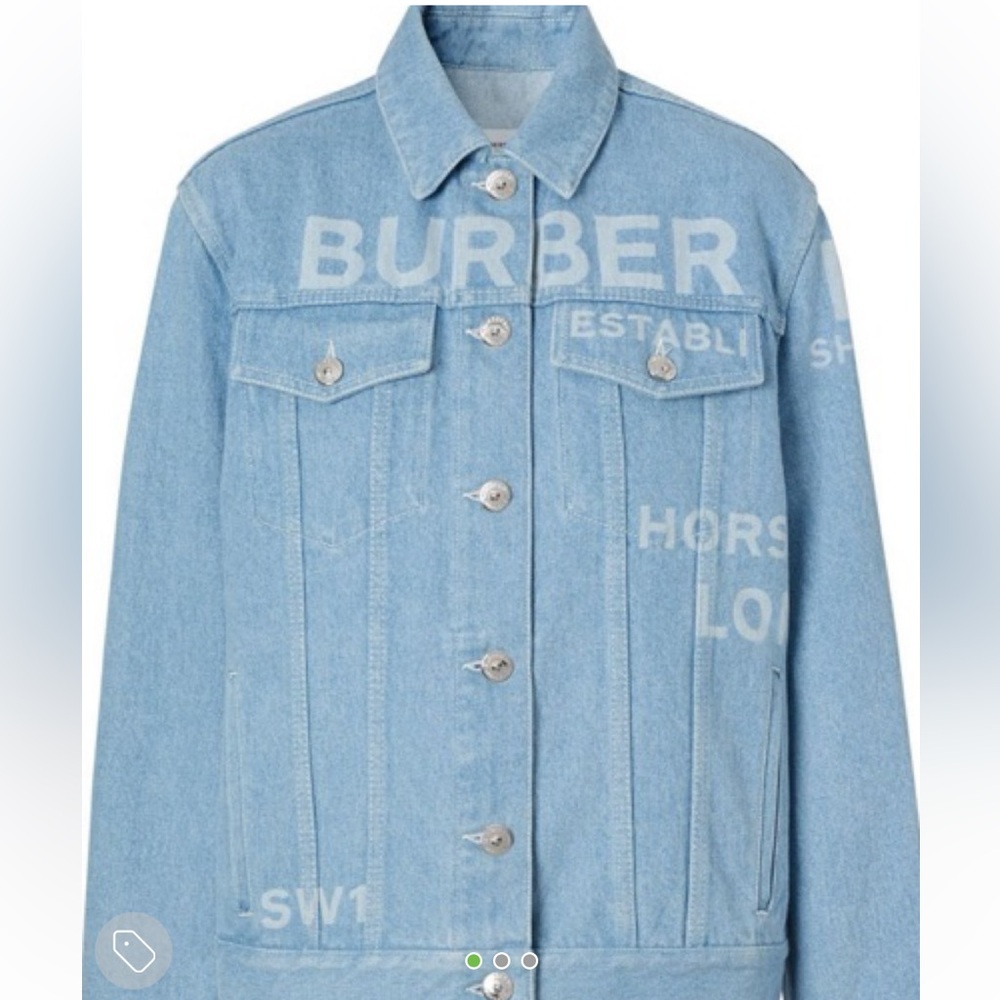 Burberry Light Blue Denim Jacket